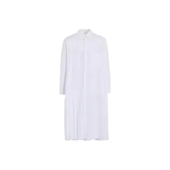 Yohji Yamamoto S'YTE FW24 Long Sleeved Dress Women's White
