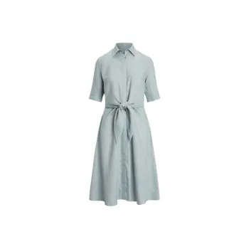 LAUREN RALPH LAUREN SS25 Short Sleeved Dress Women's Green