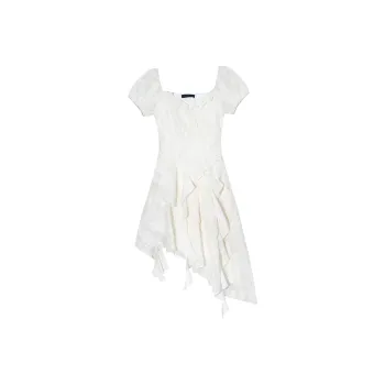 MITX Short Sleeved Dress Women's White