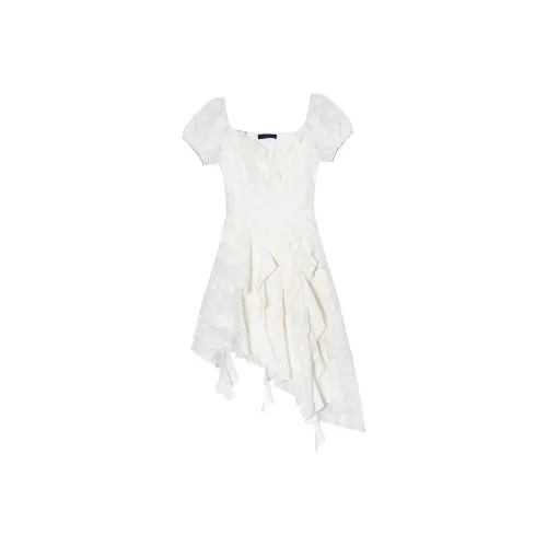 MITX Short Sleeved Dress Women's White