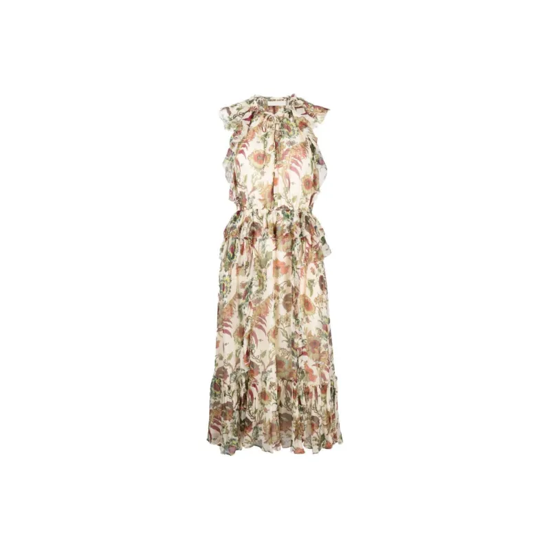 Ulla Johnson Audette Floral print Midi Dress-0