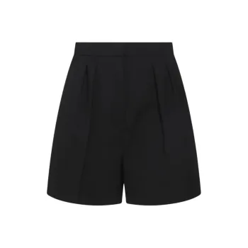 MaxMara Zic Pleat Detailed Shorts