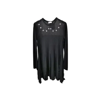 RED VALENTINO Long Sleeved Dresses Women's Black
