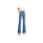 Light Blue Ankle-Length Pants