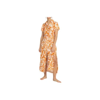 BILLABONG Sweet Day   Maxi Dress Short Sleeved Dresses Women's Yellow