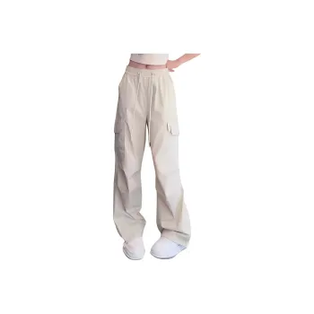 MEIQIER Cargo Pants Women's Apricot