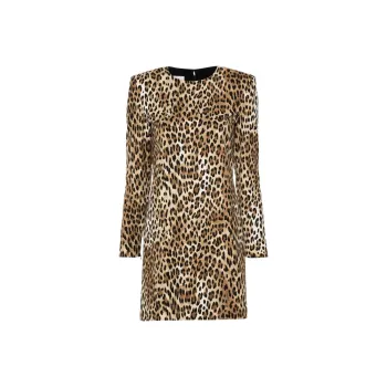 MOSCHINO Leopard print Mini Dress