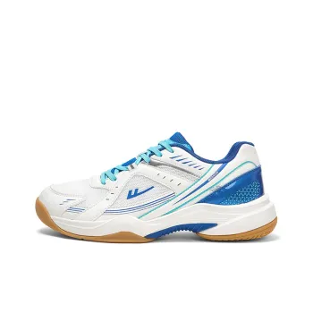 Warrior Cushioning Slip Resistant Support Low Top Training Shoes Unisex White Blue