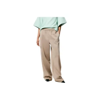 TIBI Knitted Sports Pants Women's Khaki
