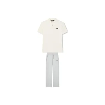 FILA MODERN HERITAGE Casual Suit Women's Oatmeal White/Ivory Heather Gray