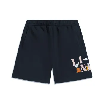 LiNing Sports Life Collection Casual Shorts Women's Outer Space Blue