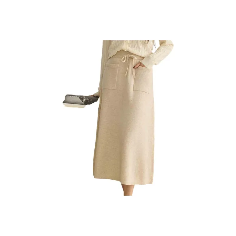 SNOWFORTE Knit Long Skirts Women's-0