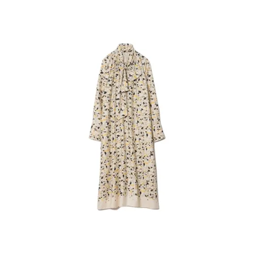 PRISTINE FW24 Long-Sleeved Dresses Women's Apricot