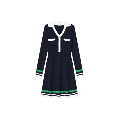 Goodland Long Sleeved Dresses Women's Navy Blue