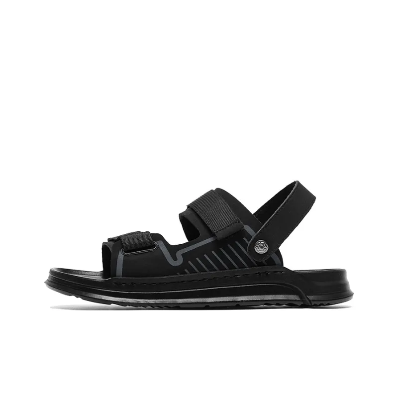 Abango Beach Sandals Men Black-0