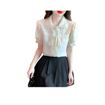 XIANSINIAO Puff Sleeve T Shirt Women's