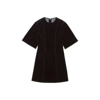 COS Short Sleeved Dresses Women's Dark Brown