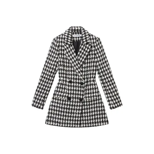 Self-portrait Houndstooth Blazer Dress