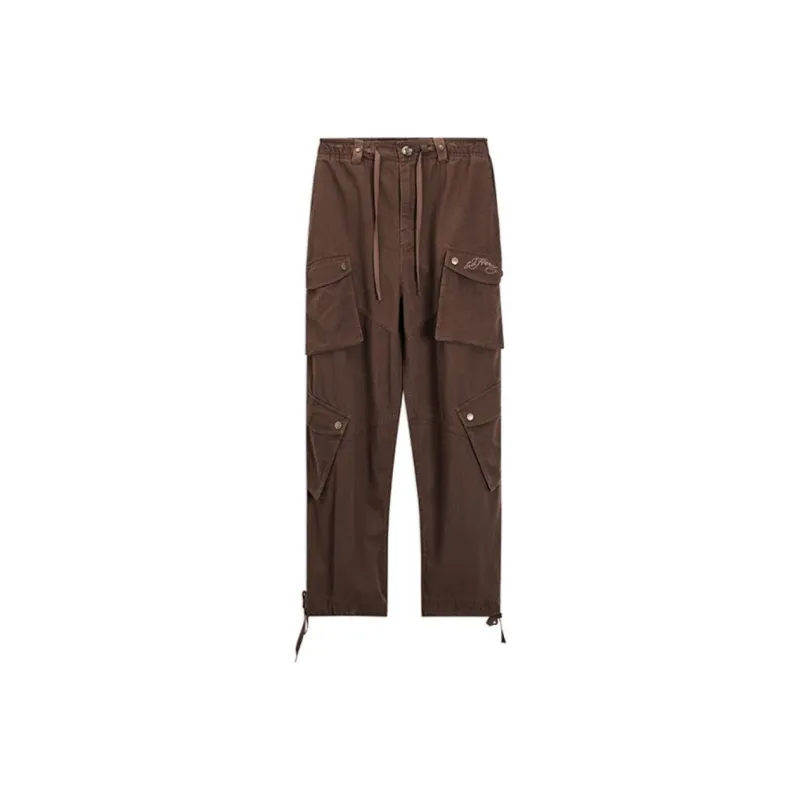Ed Hardy Cargo Pants Women's Ice Mocha Brown-0