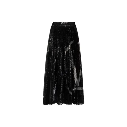 Valentino Casual Long Skirts Women's Black