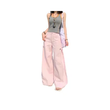 Wen Shan Jeans Women's Cherry Blossom Pink