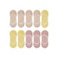 10 Pack (Ecru 4+Beige Yellow 3+Light Pink 3)
