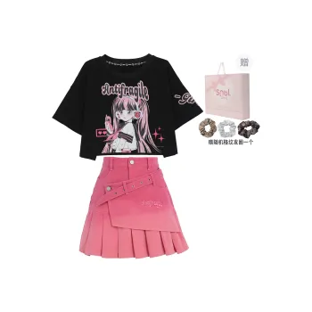 SNBL Skirt Set Women's Comics Girlish