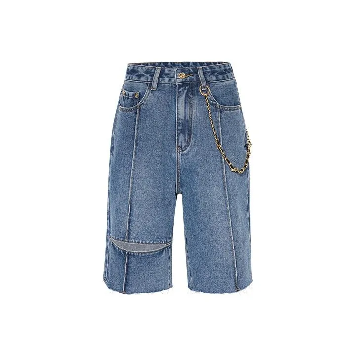 MEIYANG Jeans Women's Blue-0