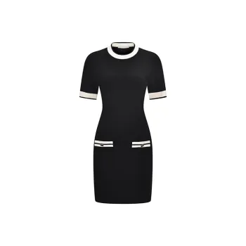 RARE Short Sleeved Dresses Women's Black