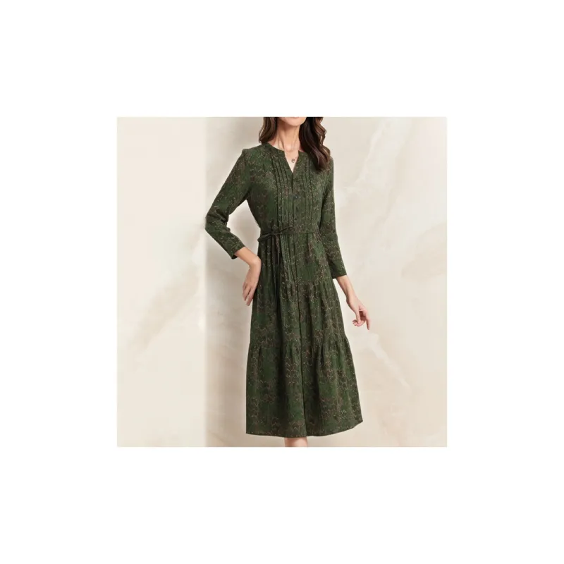 Mapping Long Sleeved Dresses Women's-1