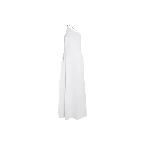 CALVIN KLEIN Slim One Shoulder Slip Dress Slip Dresses Women's White