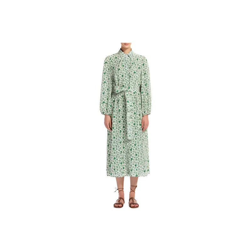 MaxMara Long Sleeved Dress Women's Green-0