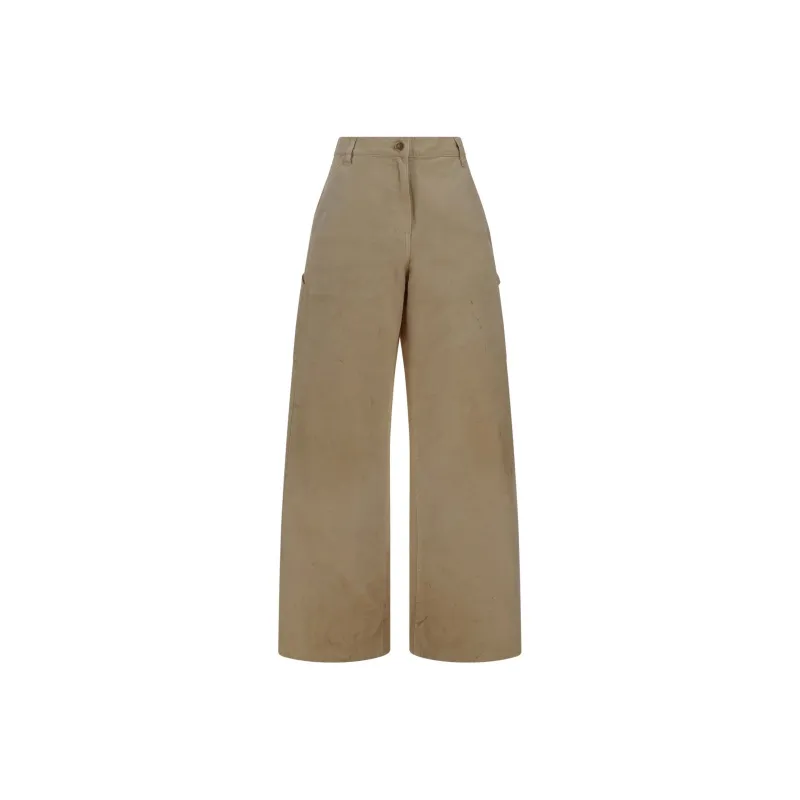 Golden Goose Wide Leg Workwear Trousers-0
