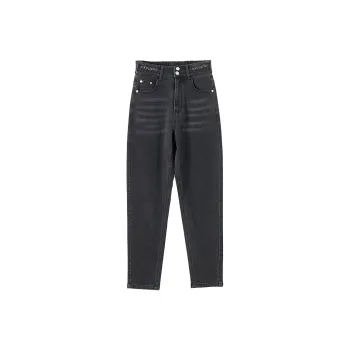 XIANGYING Jeans Women's Gray