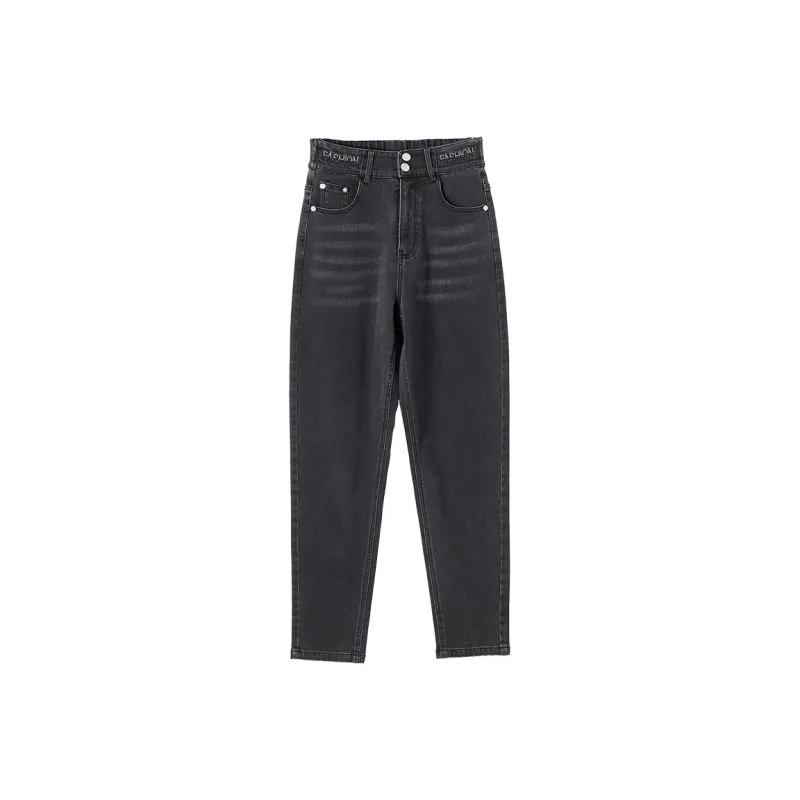XIANGYING Jeans Women's Gray-0