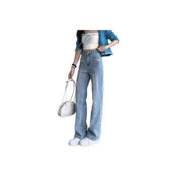 The Temptation Of The Muse Jeans Women's Light Blue