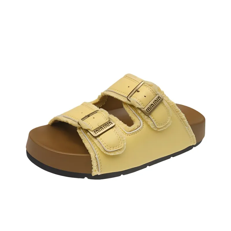 LXVB Rubber Sole Slip Resistant Slide Slippers Women's-9