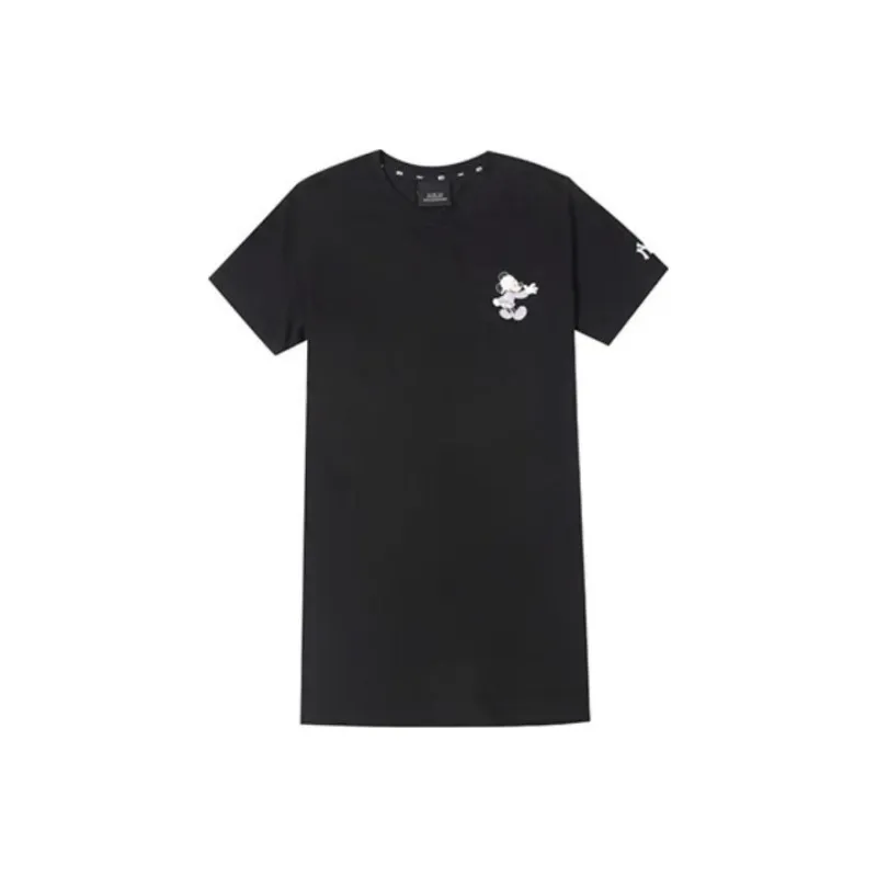 MLB New York Yankees Short Sleeved Dresses Women's Black-0