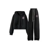 Black (Y Bone Star Chest Logo)+Black (Y Bone Star Pants Logo)