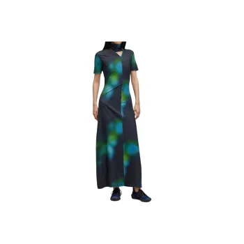 Y 3 Short Sleeved Dresses Women's Multicolor