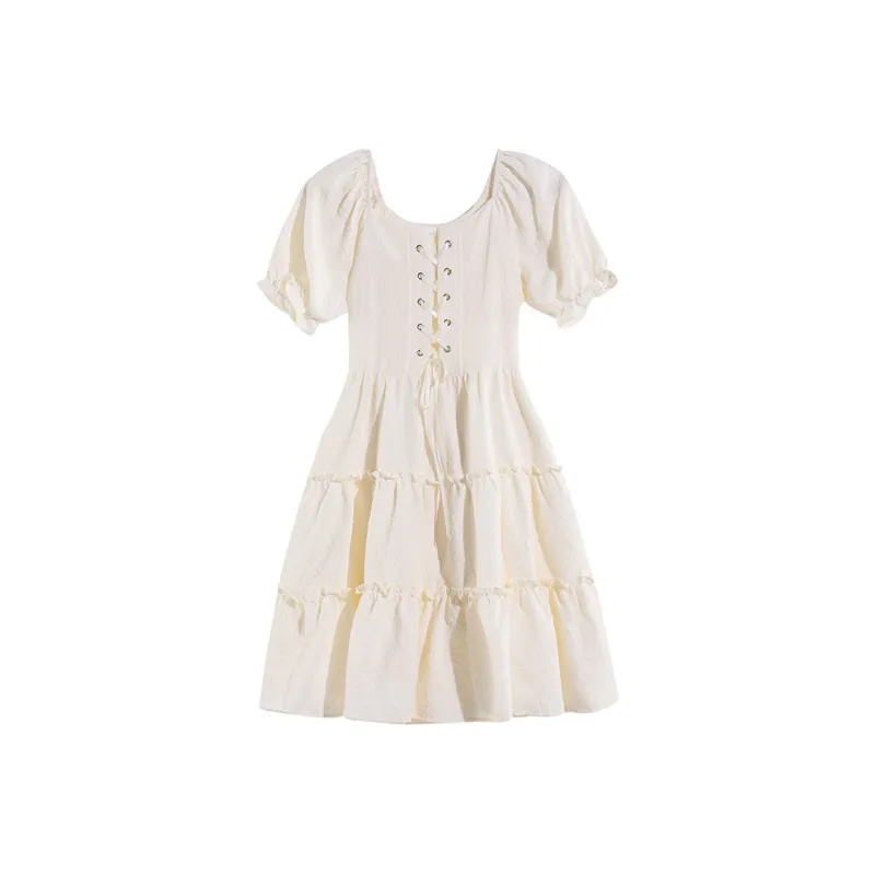 AHDO Short Sleeved Dresses Women's-0