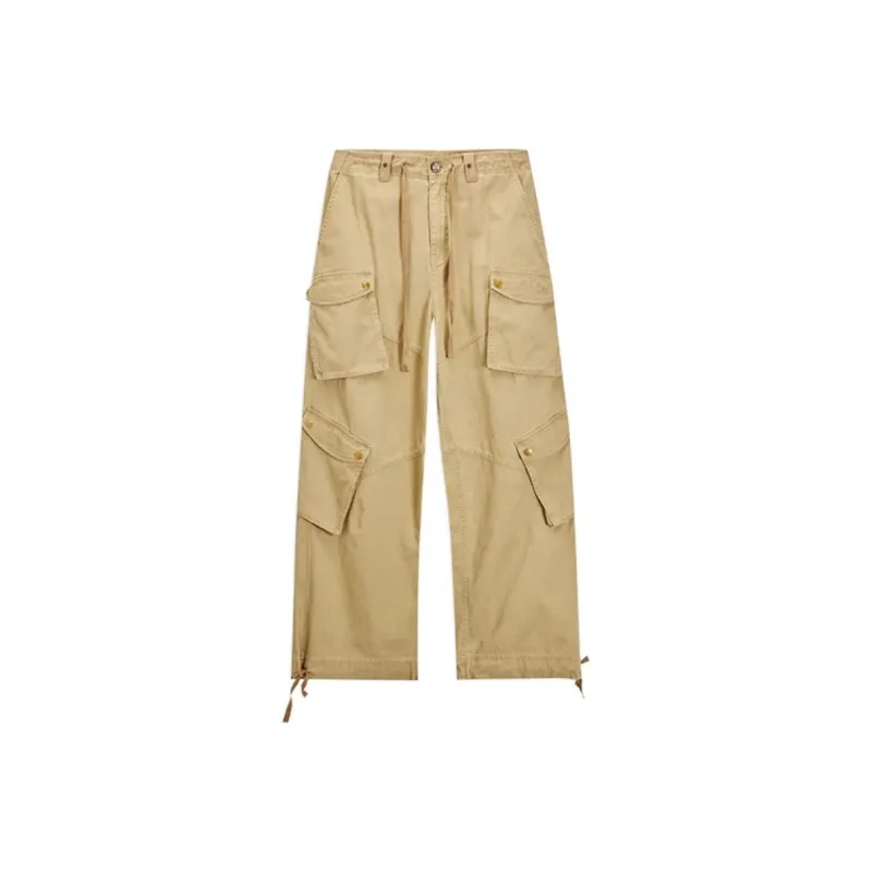 Ed Hardy FW24 Cargo Pants Women's Camel-0