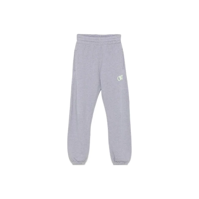 OFF WHITE Logo embroidered Track Trousers-0