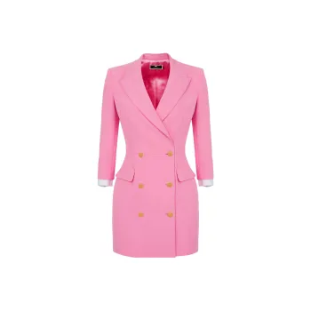 Elisabetta Franchi Long-Sleeved Dresses Women's Pink