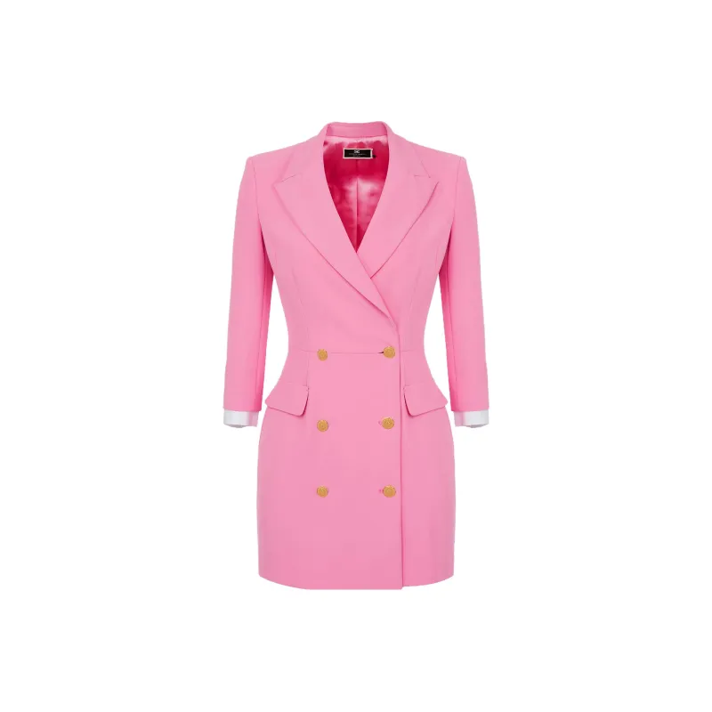Elisabetta Franchi Long-Sleeved Dresses Women's Pink-0