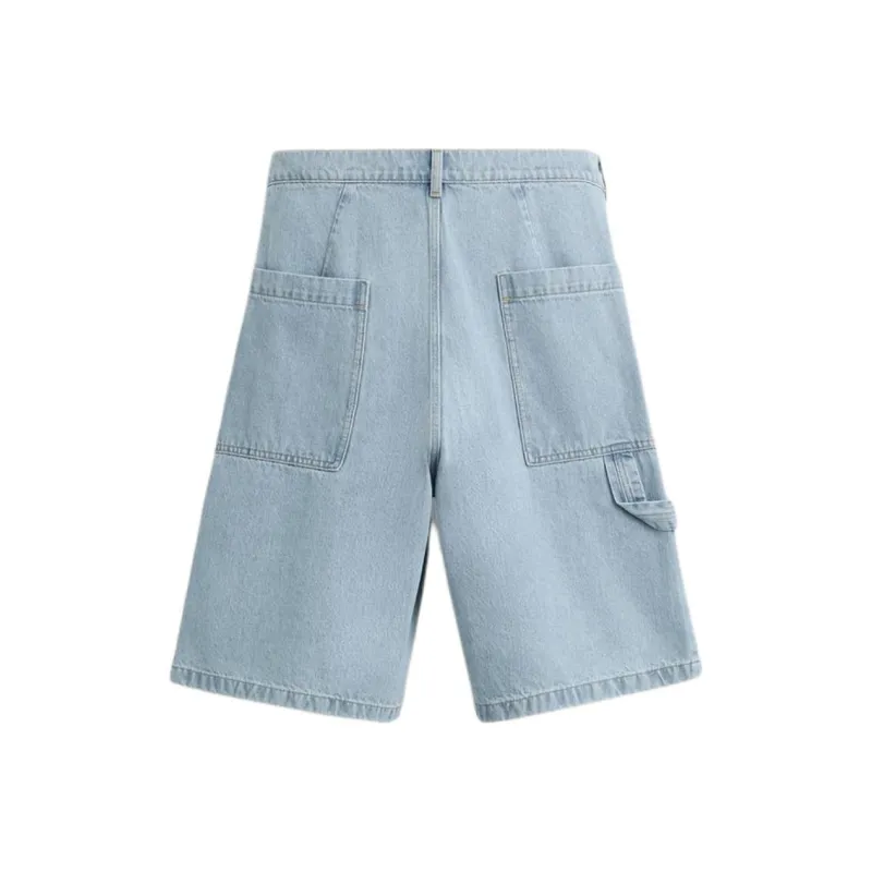 ZARA Denim Shorts Men's Light Blue-1