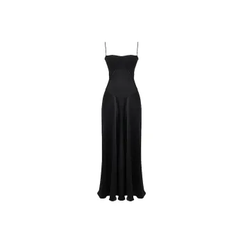 HOUSE OF CB ANABELLA Slip Dress Women's BACK/Black