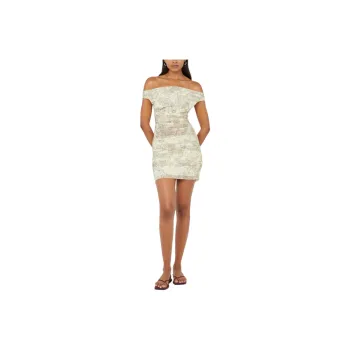BEC+BRIDGE SHYLA MINI DRESS Short Sleeved Dresses Women's FADED PAISLEY/Paisley Pattern