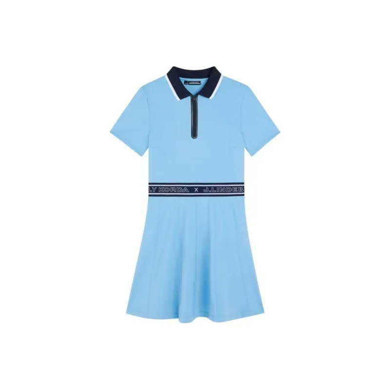 J.Lindeberg Short Sleeved Dress Women's Sky Blue-0