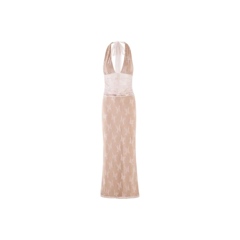 Tiger Mist LENORA DRESS Slip Dresses Women's White-0